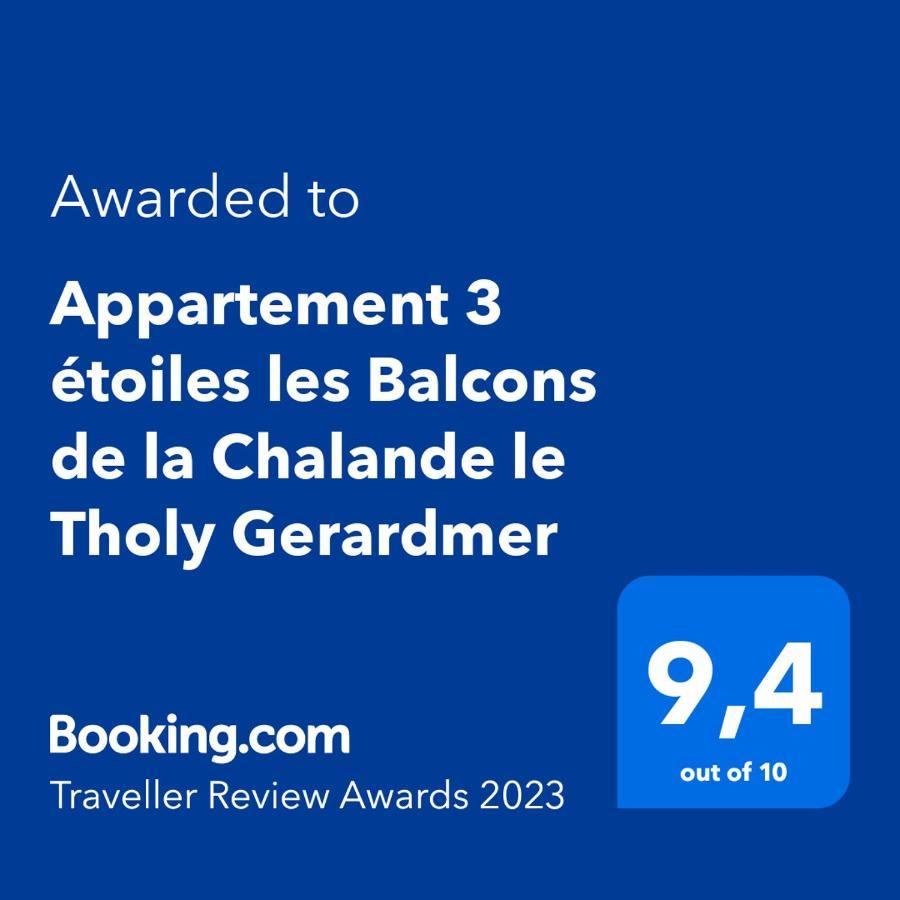 Appartement Les Balcons De La Chalande Le Tholy Gerardmer, Jardin,Balcon, Terrasse, Екстериор снимка